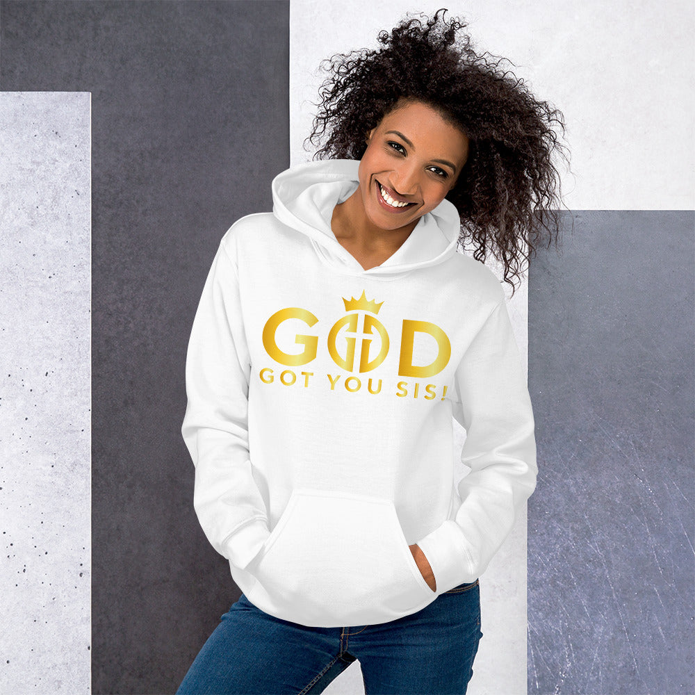 Two Tone Gold Letter GGYS Women's Fashion Hoodie