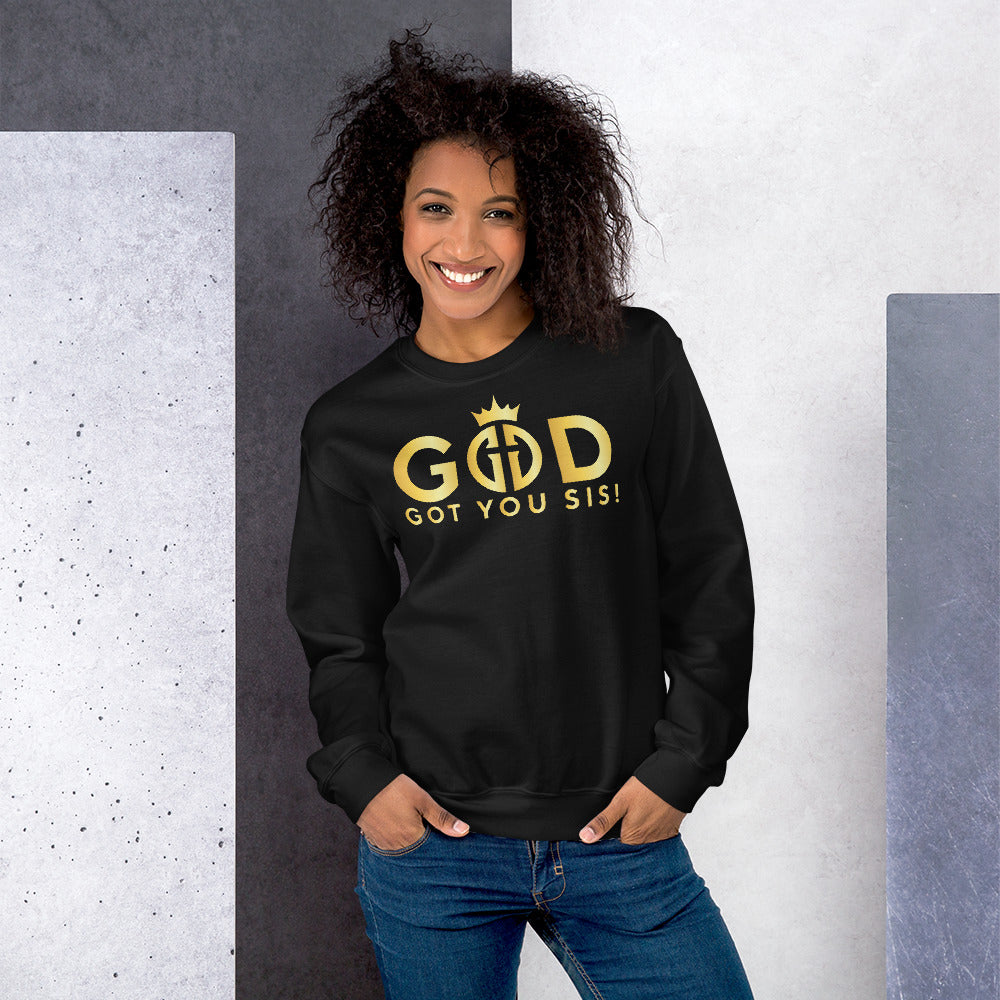 Two Tone Gold Letter GGYS Women's Fashion Sweatshirt