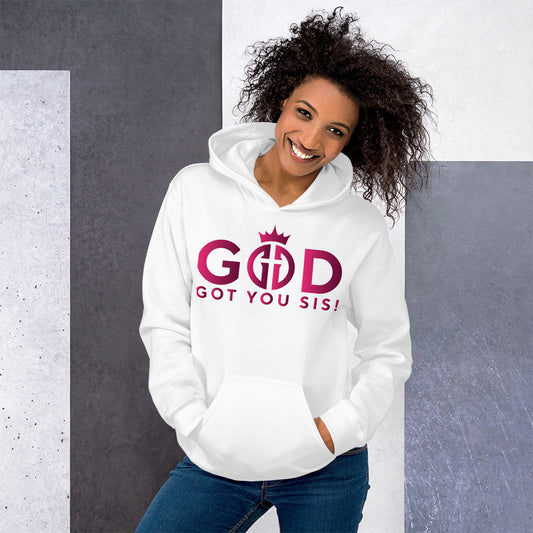 Two Tone Red Letter GGYS Women's Fashion Action Hoodie