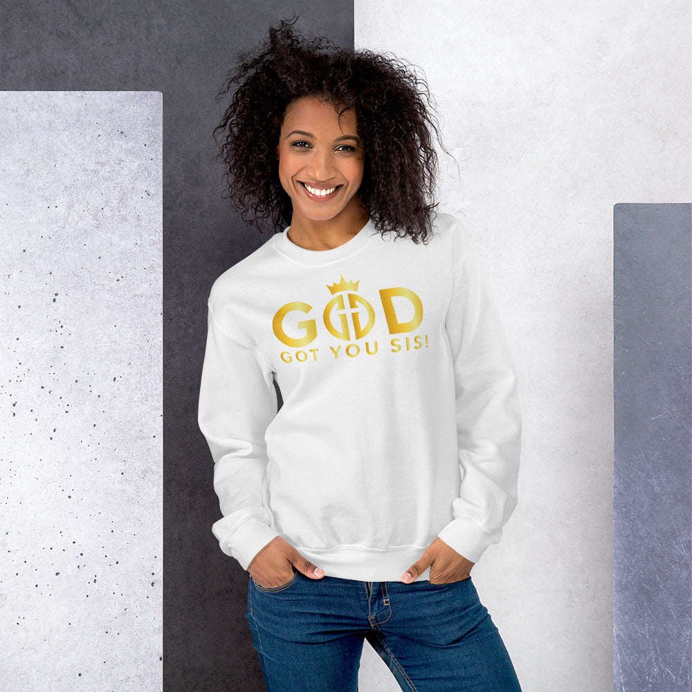 Two Tone Gold Letter GGYS Women's Fashion Sweatshirt