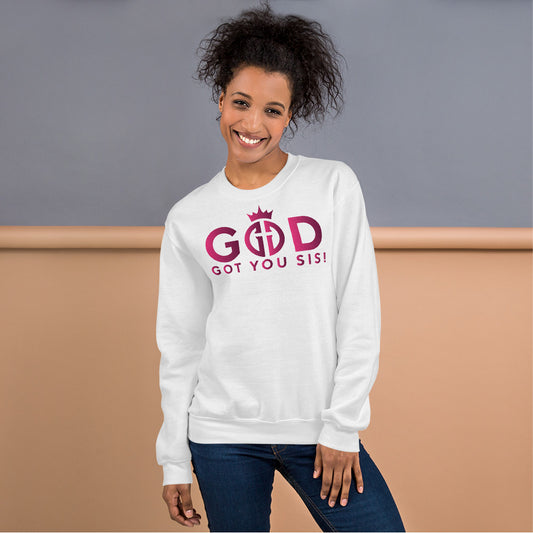 Two Tone Red Letter GGYS Women's Fashion Sweatshirt